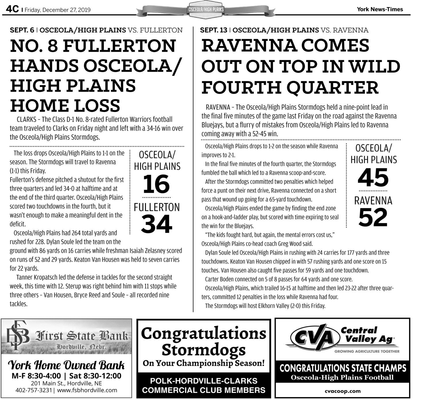 19 Osceola High Plains Football Championship 04